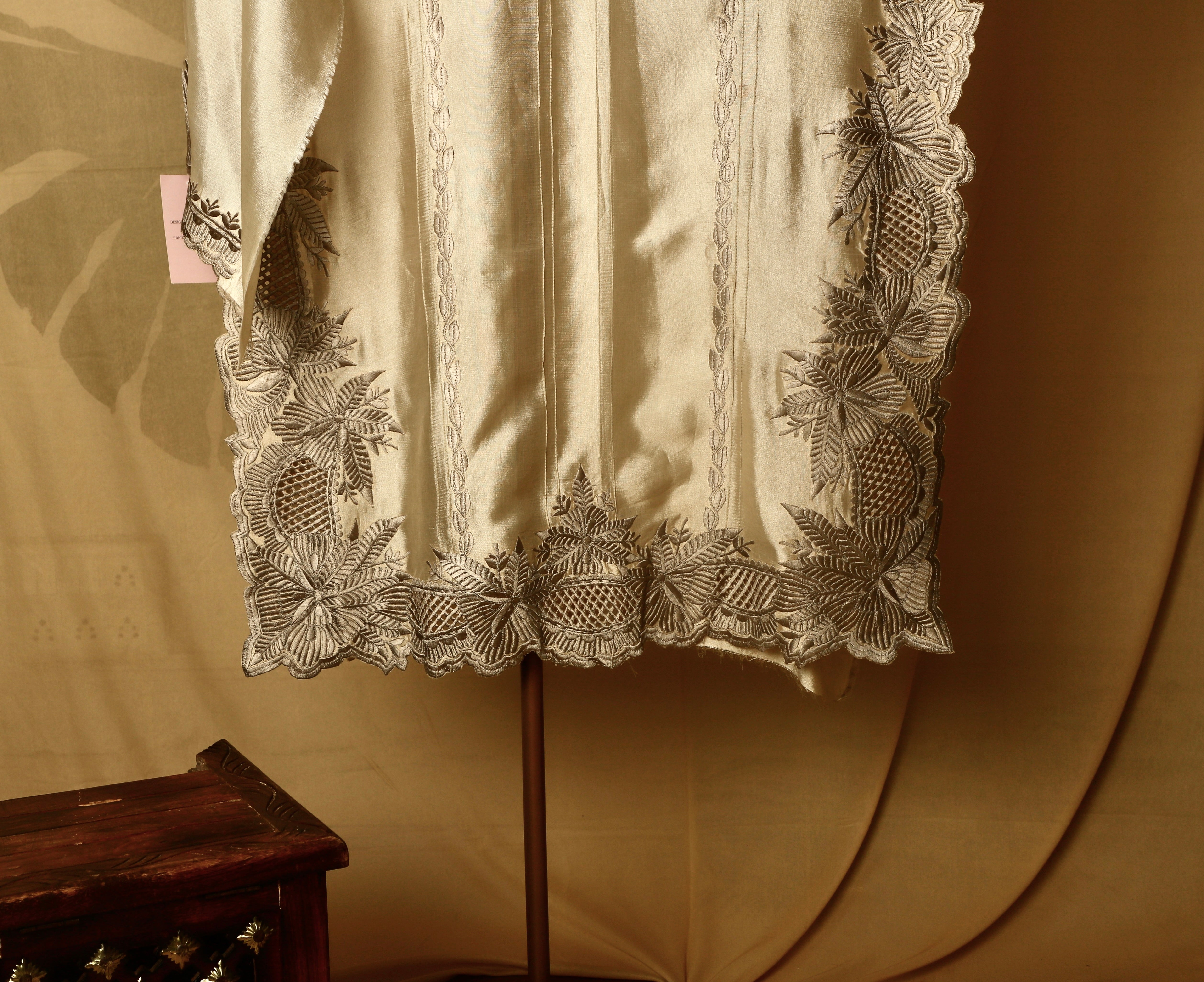 Vintage Parsi Cutwork Set