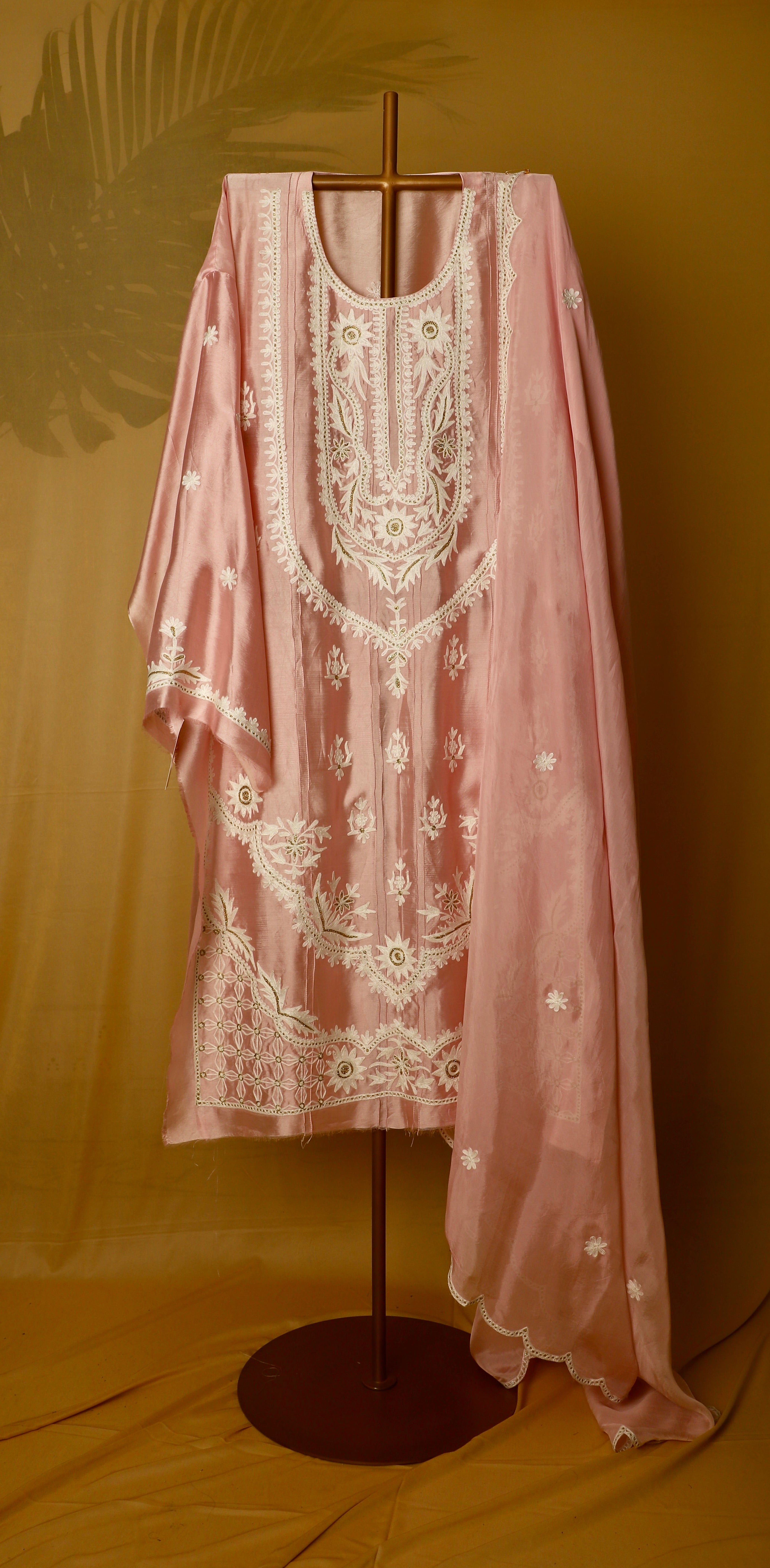 Blush Pink Heritage Ari Work Silk Tissue Set