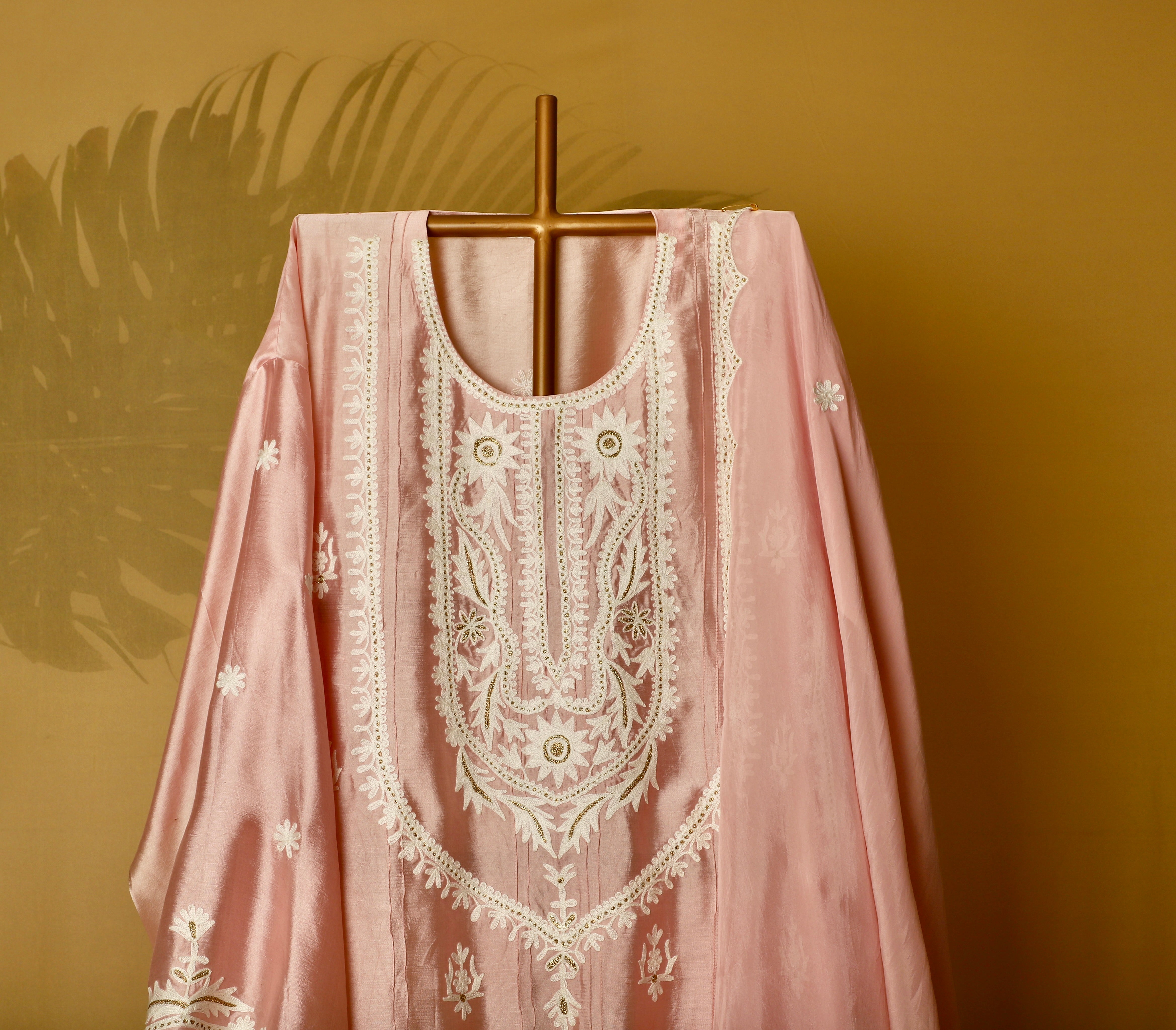 Blush Pink Heritage Ari Work Silk Tissue Set