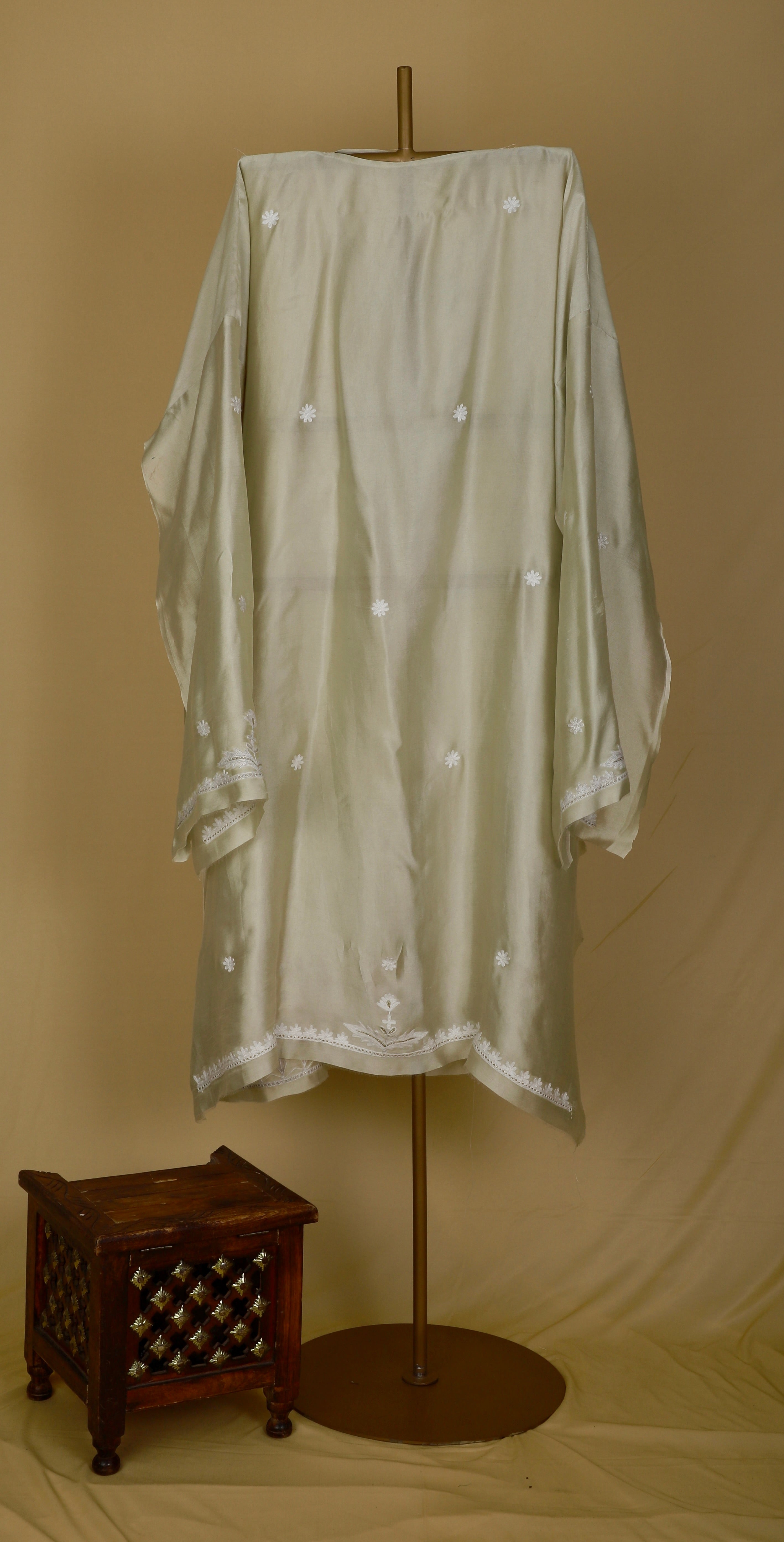 Olive Gold Ari Work Silk Tissue Set