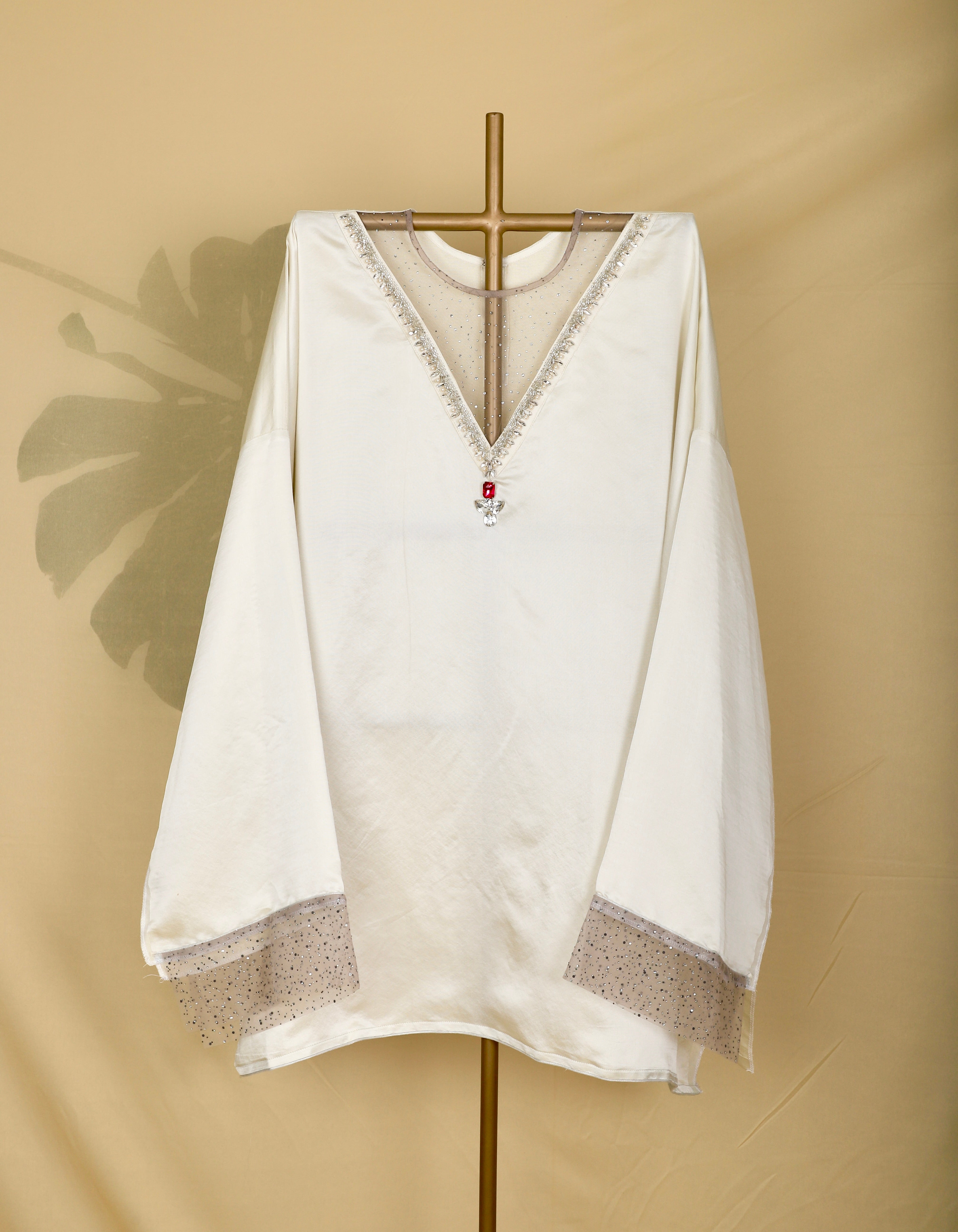 Ivory Bejewelled Co-ord Set